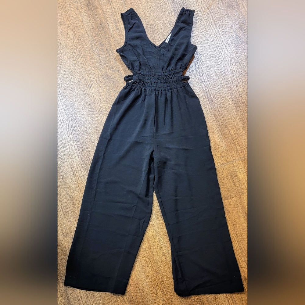 Inspired Hearts Elegant Black Jumpsuit Sz S